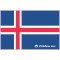 Nacionalinis vėliavos lipdukas - Islandija