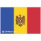 Nacionalinis vėliavos lipdukas - Moldova