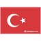 Nacionalinis vėliavos lipdukas - Turkija
