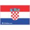 Nacionalinis vėliavos lipdukas - Kroatija