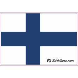 Nacionalinis vėliavos lipdukas - Suomija