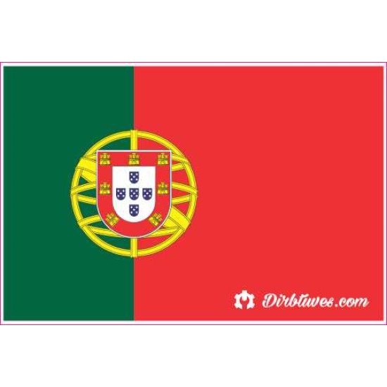Nacionalinis vėliavos lipdukas - Portugalija