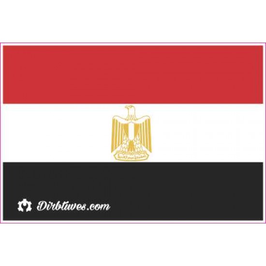 Nacionalinis vėliavos lipdukas - Egiptas