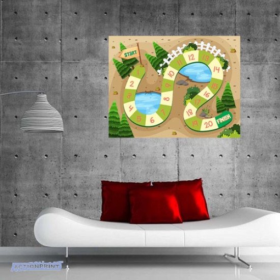 Plakatas mokomasis Stalo žaidimas 0002