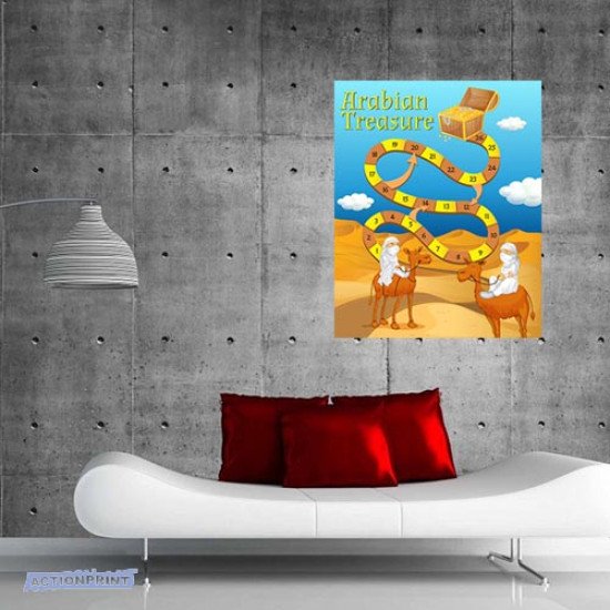 Plakatas mokomasis Stalo žaidimas 0007