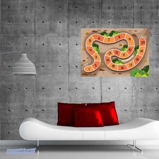 Plakatas mokomasis Stalo žaidimas 0009