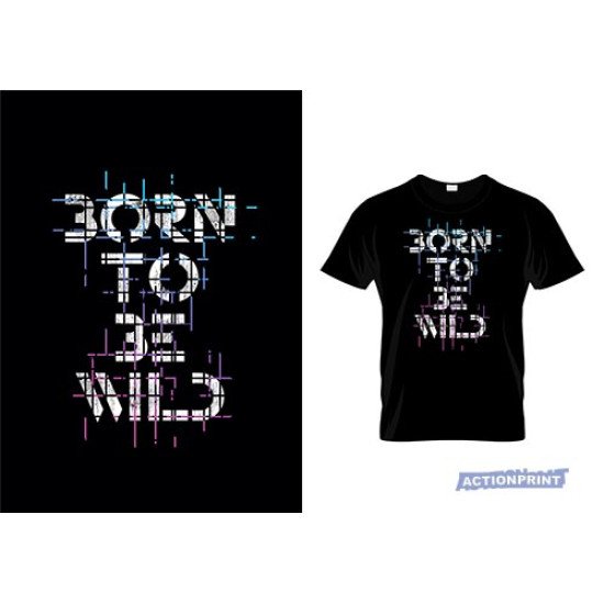 Marškinėliai Born To Be Wild