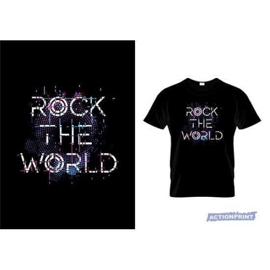 Marškinėliai Rock The World