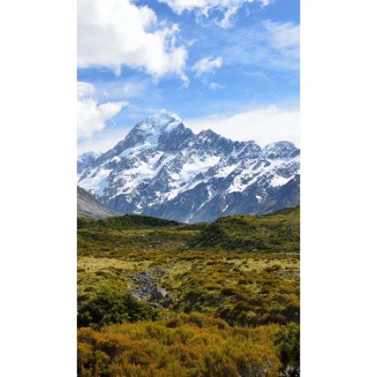 Fototapetas Aoraki Kalnas Cook nacionaliniame parke Naujoje Zelandijoje 160x270 cm