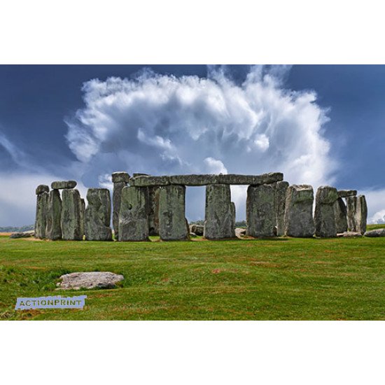 Fototapetas Stounhendžas (Stonehenge) yra istorinis paminklas Wiltshire, Anglijoje  400x270 cm 