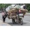 Fototapetas Šanchajaus makulatūros transportas dviračiu, Kinija, 360x270 cm