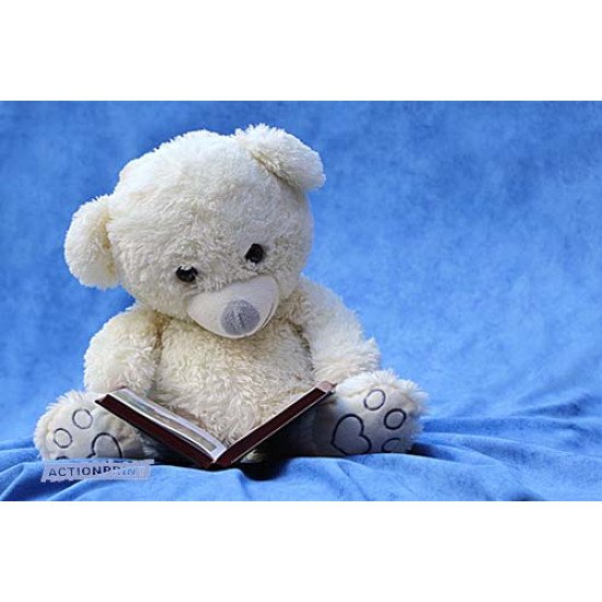 Fototapetas Pliušinis meškiukas skaito knygą