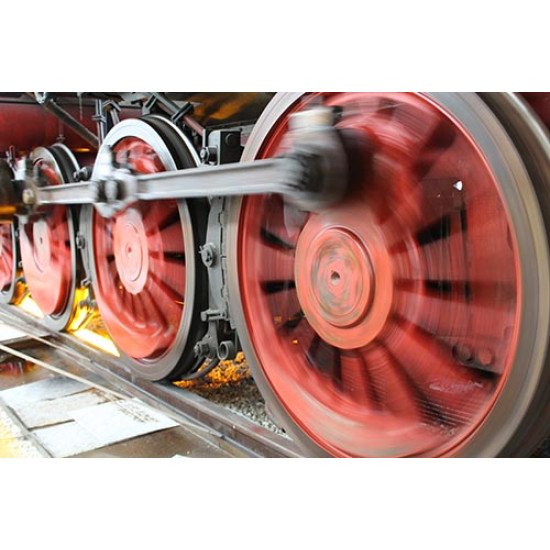 Fototapetas Traukinių ratai