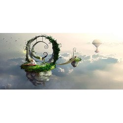 Fototapetas Fantastinis paveikslas skraidančios salos
