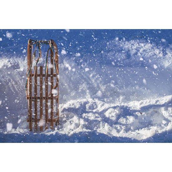 Fototapetai Apsnigta kalno čiuožykla