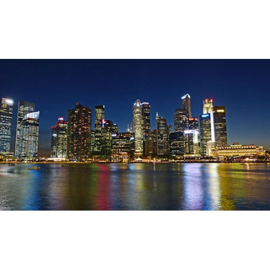 Fototapetai Miesto horizonto panorama Singapūras