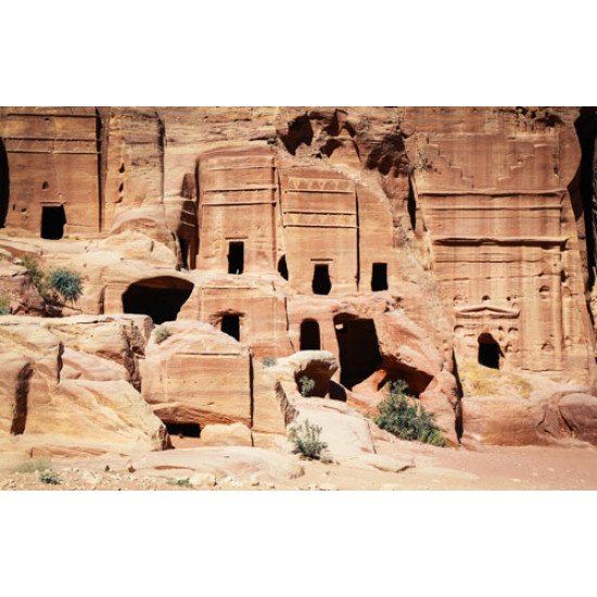 Fototapetai Uoloje iškaltas miestas, Korintiečių kapavietė, Petra, Jordanas