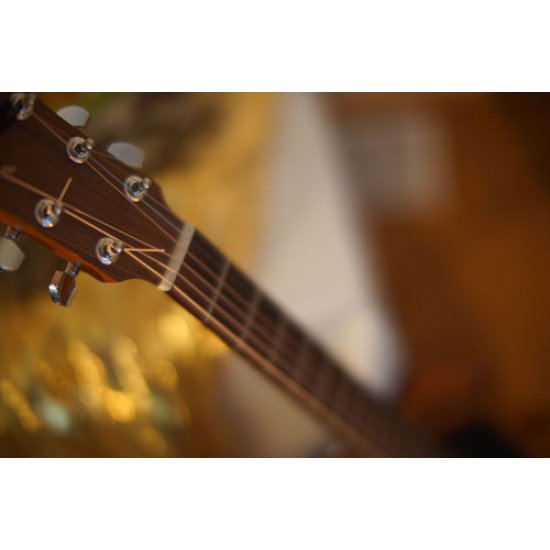 Fototapetai Akustinės gitaros kaklas