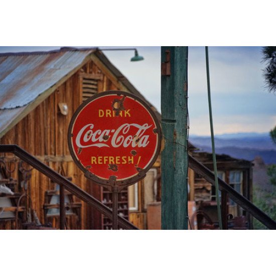 Fototapetai Coca cola ženklas