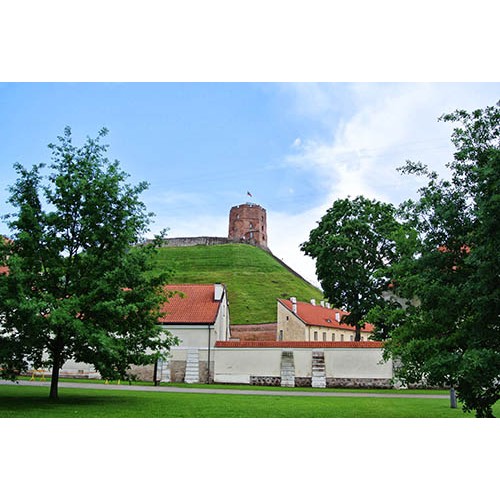 Drobė horizontali Gedimino pilis, Vilnius, Lietuva