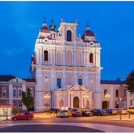 Drobė kvadratinė Šv. Kazimiero bažnyčia, Vilnius, Lietuva