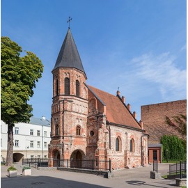 Drobė kvadratinė Šv. Gertrūdos bažnyčia, Kaunas, Lietuva