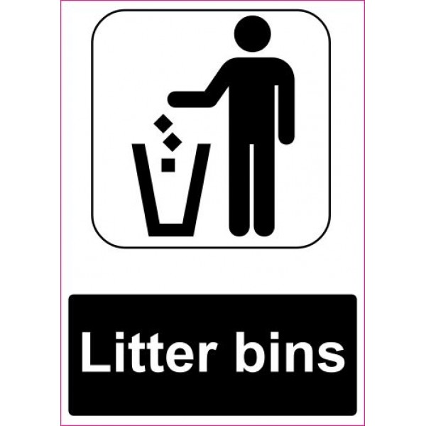 Information signs. Litter bin. Put Litter. Litter надпись. Знак one bin.