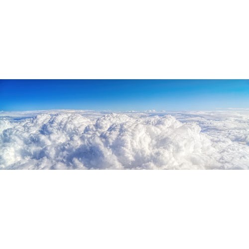Fototapetai Kamuolinis cumulonimbus debesys iš viršaus